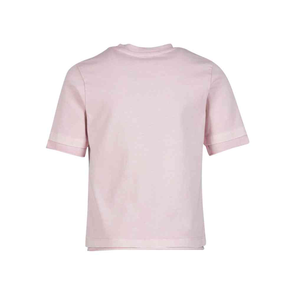 Urban Classics - Washed Jersey Boxy Kinder Tshirt - Roze